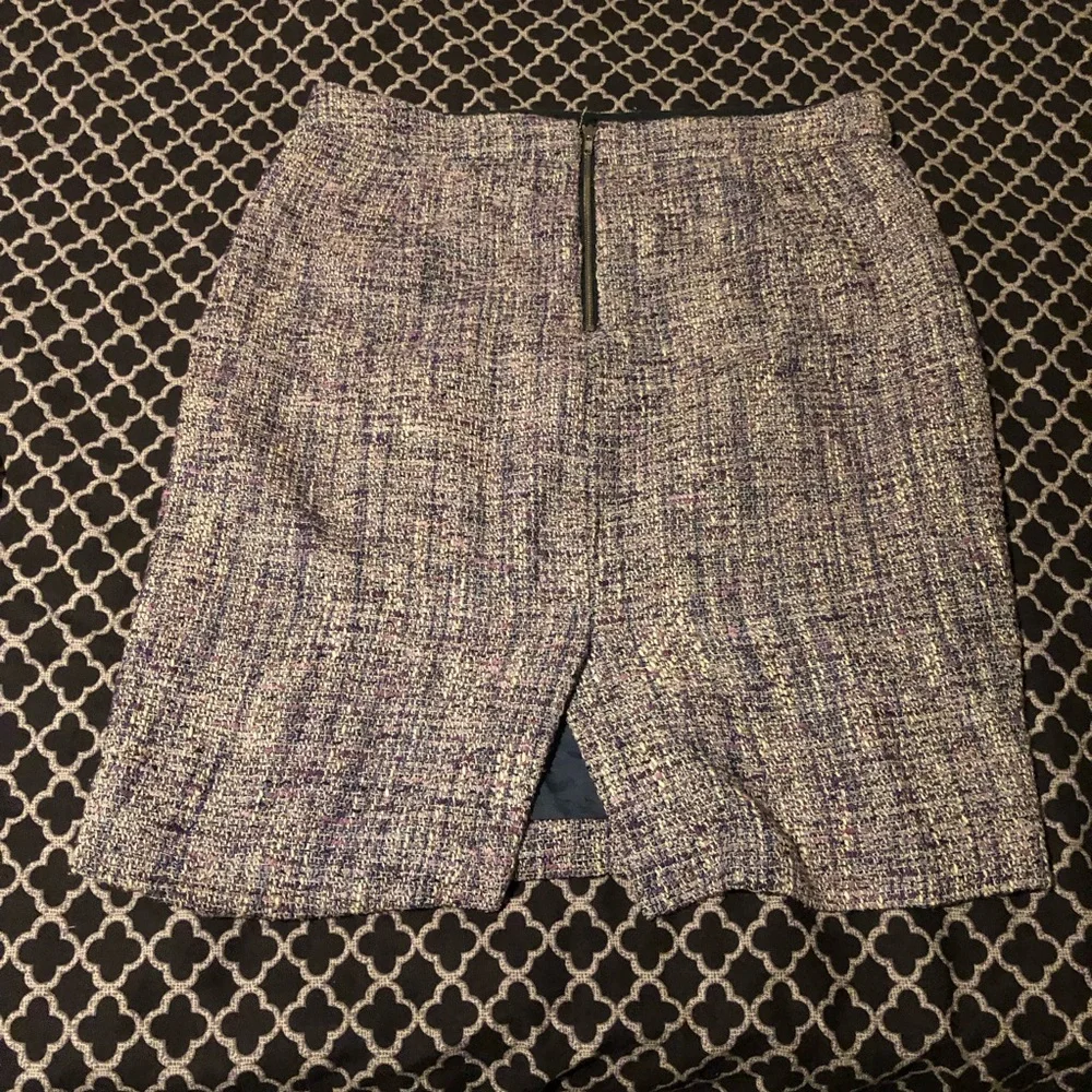J.Crew Womens Gray Short Skirt Sz 8 100% Acetate K25